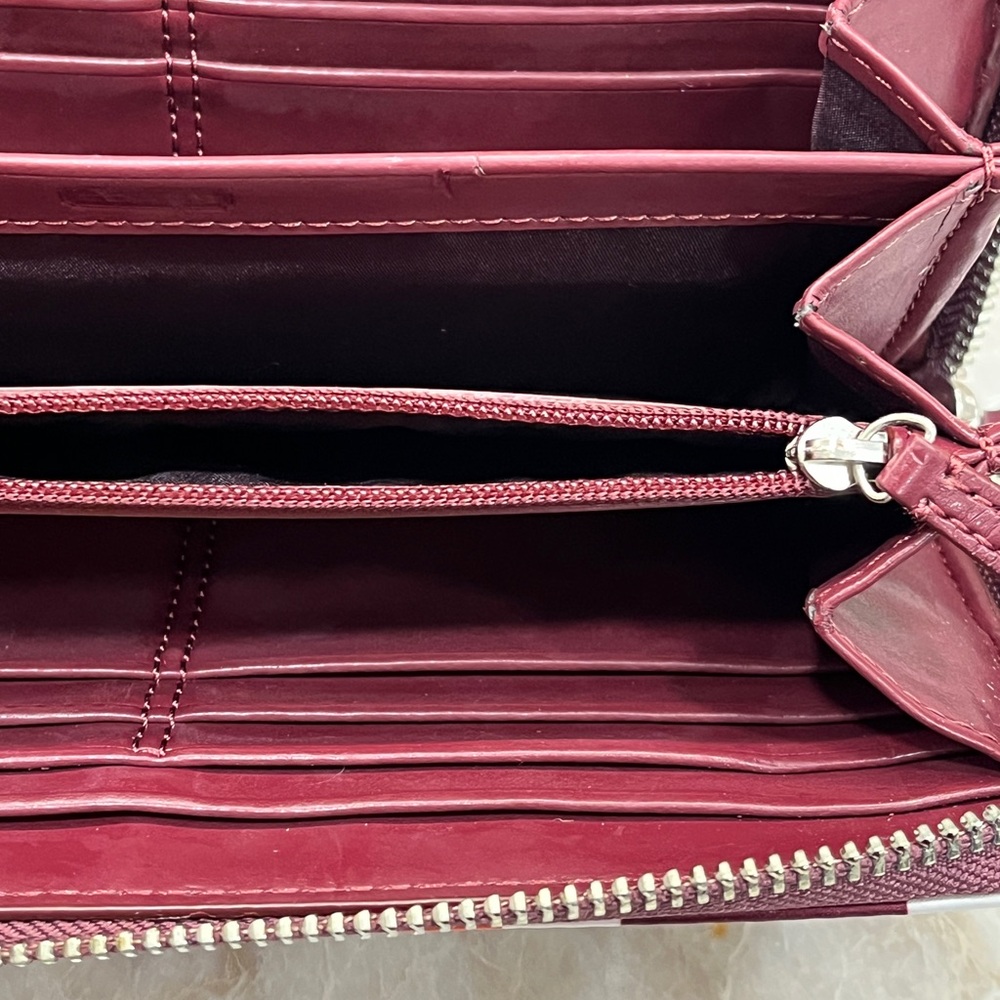 NWOT Coach Park Split C Print Accordion Zip Wallet - Picture 9 of 11